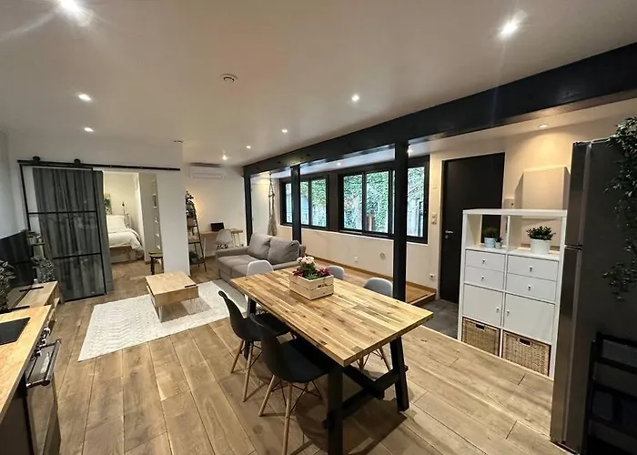 Apartment T3 Style Loft, Au Calme, Plein Centre Et Climatise *